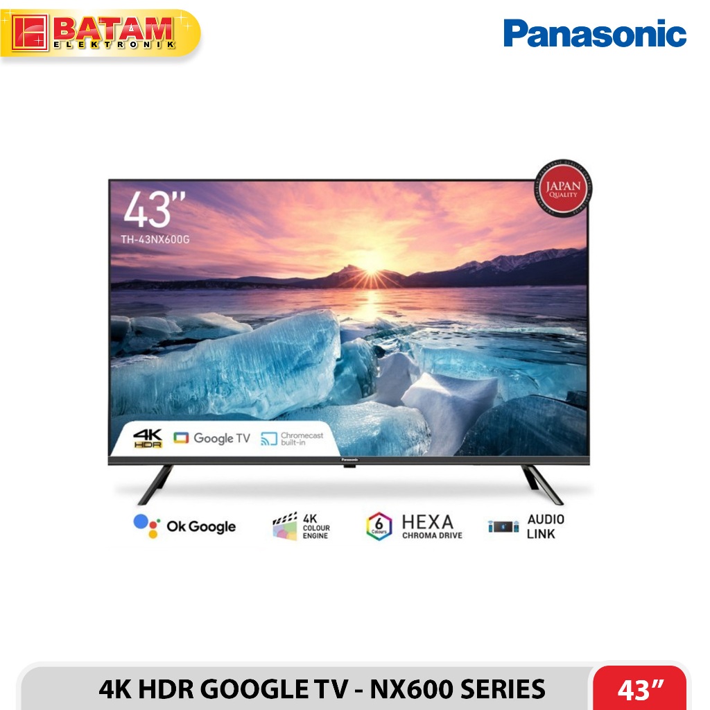 Panasonic 4K Google TV 43 INCH TH-43NX600G