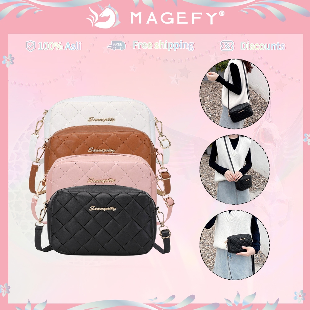 MAGEFY Tas Wanita Tas Bahu Mini Wanita Sling Bag Tas Selempang Wanita Import Selempang Waist Bag 146