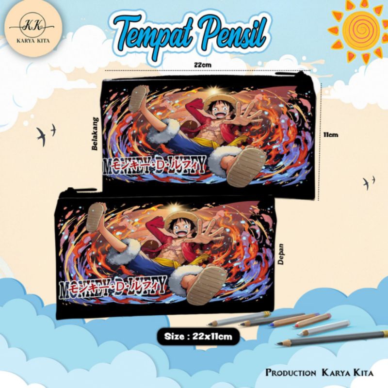 

PENCIL CASE KARAKTER ONE PIECE KODE 06