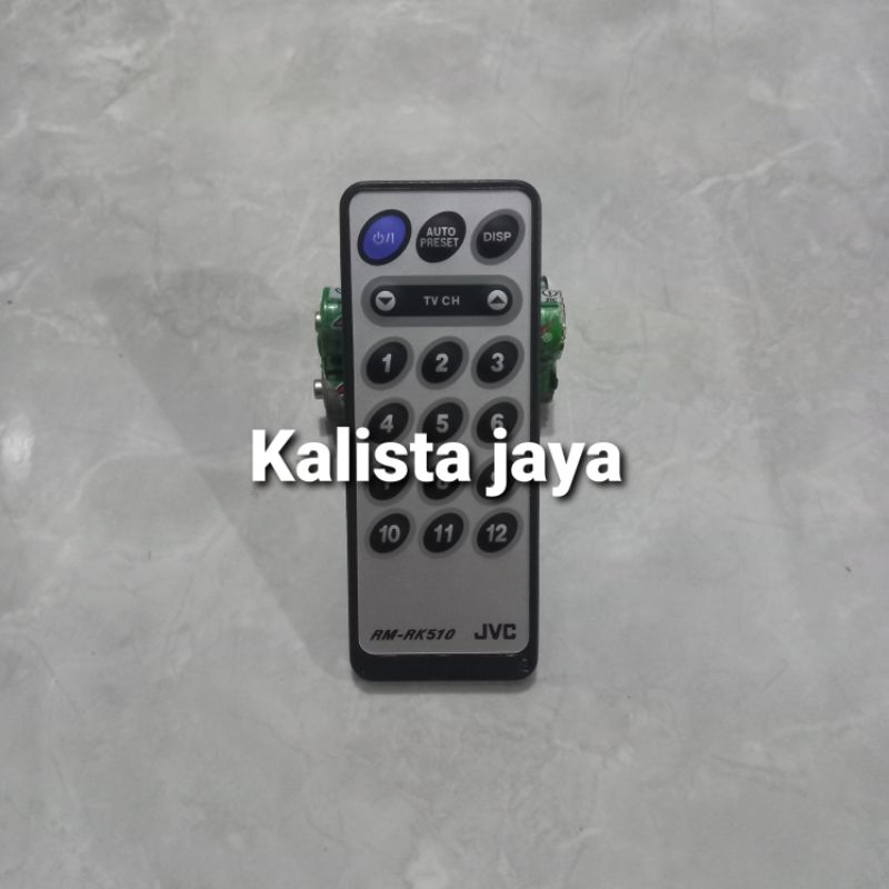 REMOTE REMOT DVD TAPE MOBIL JVC RM-RK510 ORIGINAL ASLI