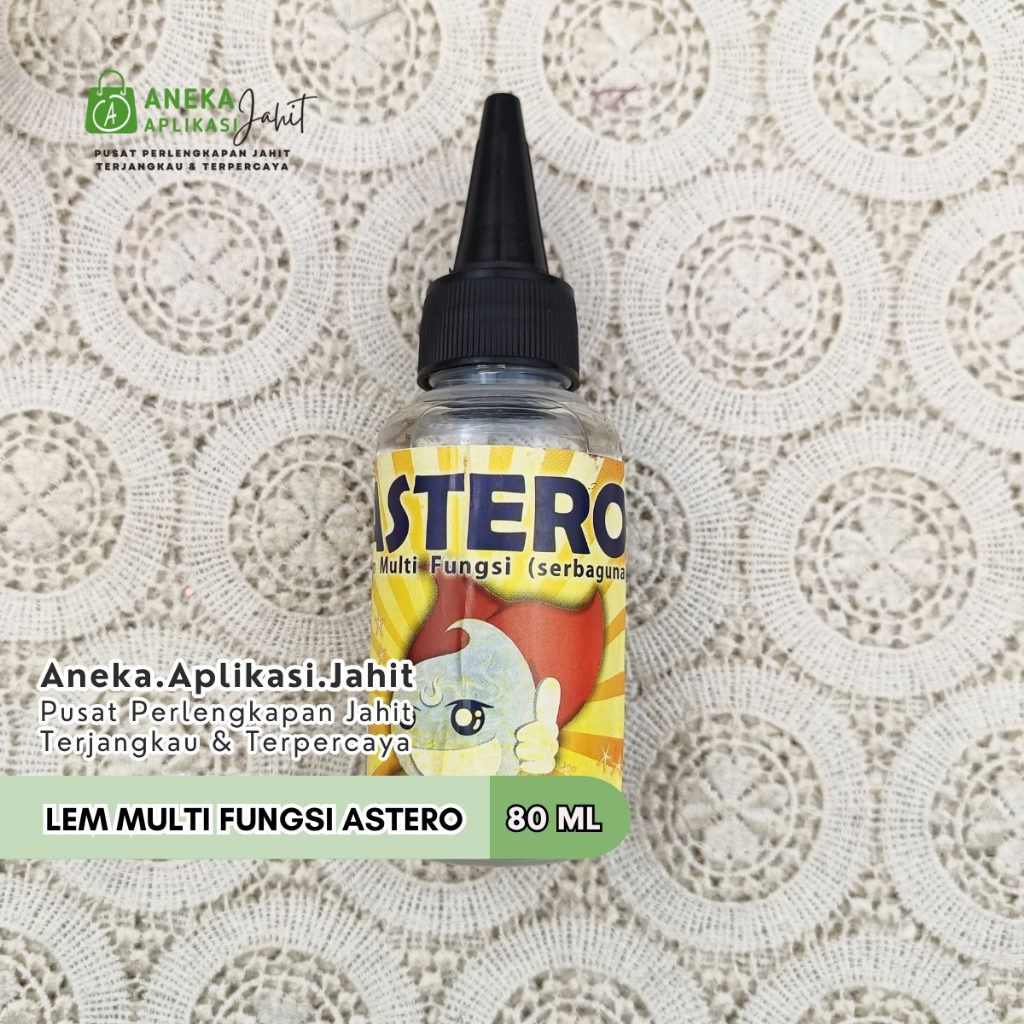 

1 BOTOL LEM ASTERO / LEM SERBAGUNA / LEM MULTI FUNGSI 80 ML