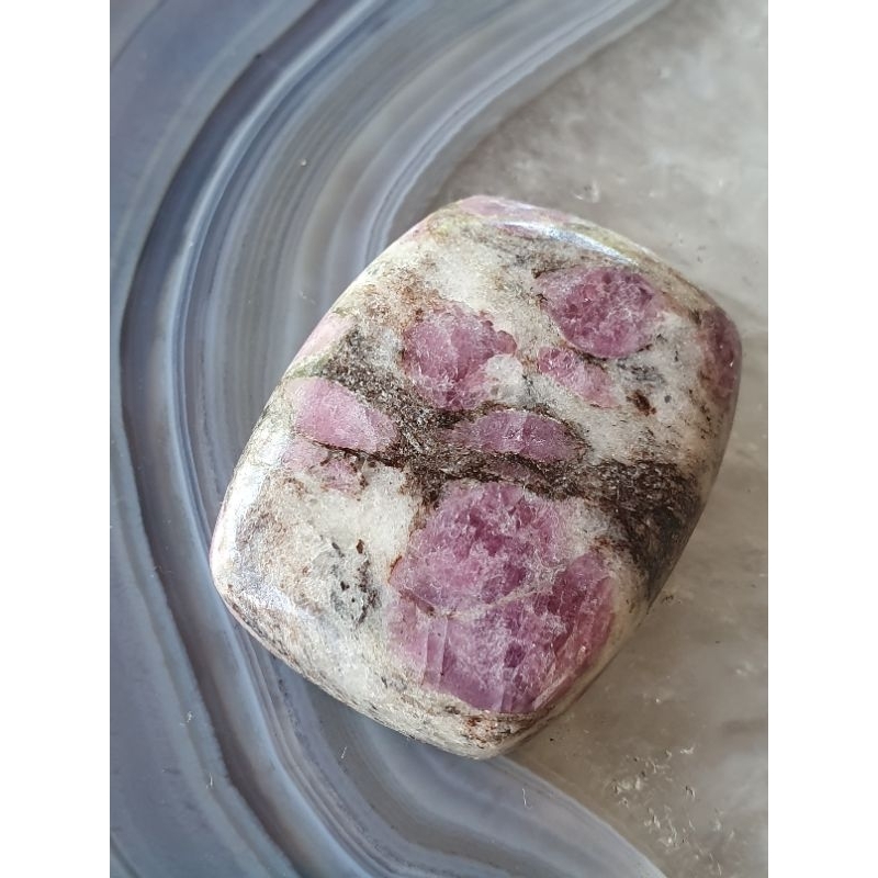GG077 - Ruby Jasper, 78 CT, Batu Akik Alam Asli untuk Cincin atau Liontin, Natural Original Cabochon