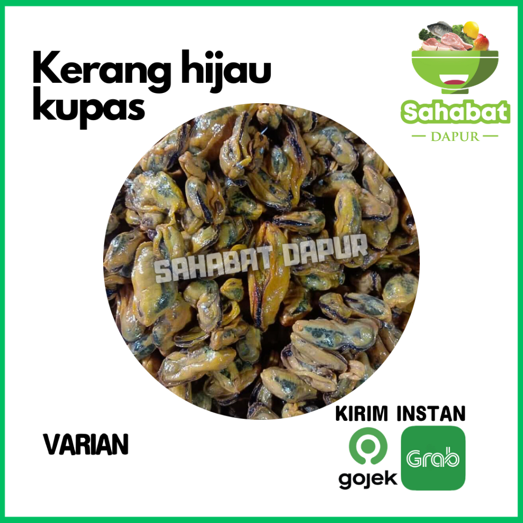 

Kerang Hijau Kupas / Kerang Ijo Segar / Seafood - Sahabatdapur