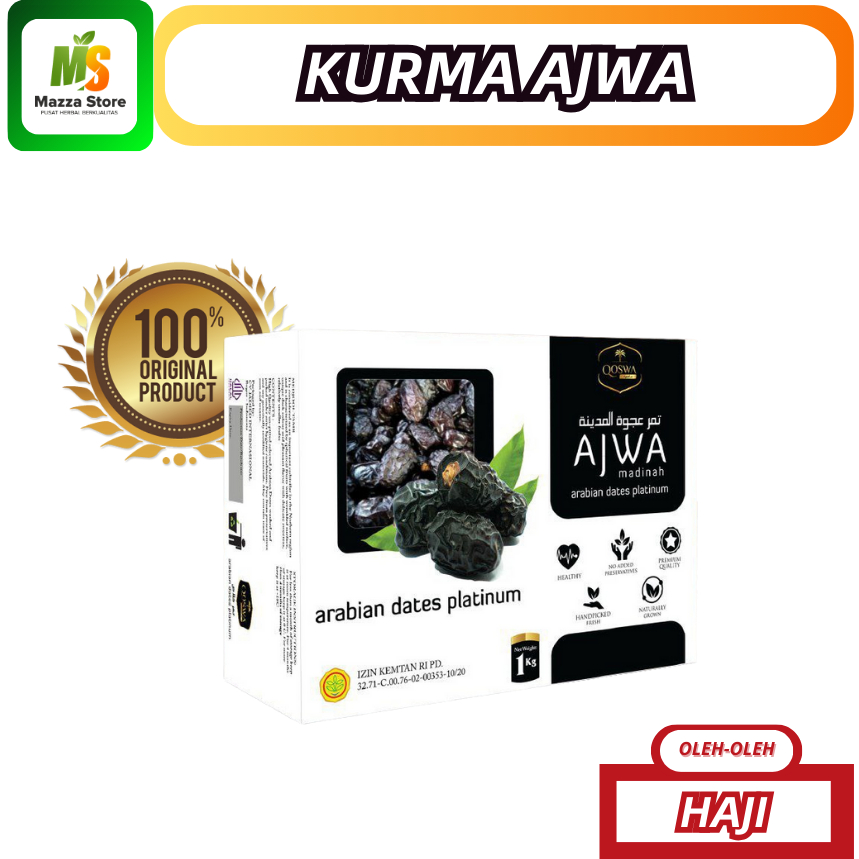 

Qoswa - Kurma Ajwa Premium Dates Original Madina
