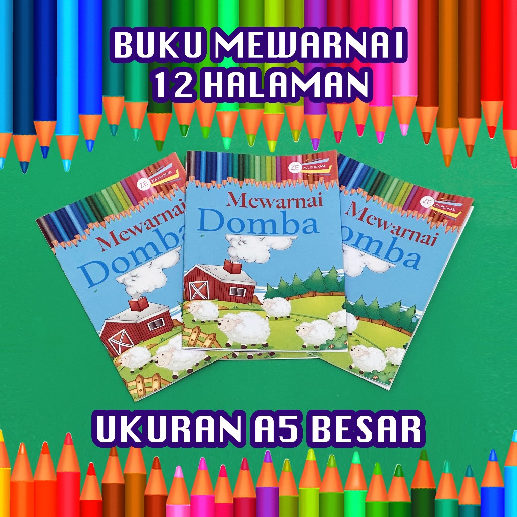 

BUKU MEWARNAI DOMBA - BUKU MEWARNAI ANAK-ANAK