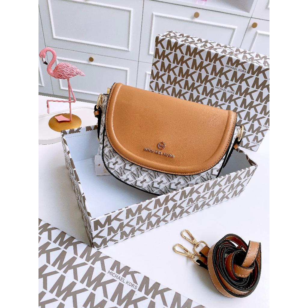 TAS SELEMPANG MK HALF DOME CROSSBODY BAG KODE K6090 FREE TALI PANJANG, DALAMAN SUEDE, BARCODE, NO SE