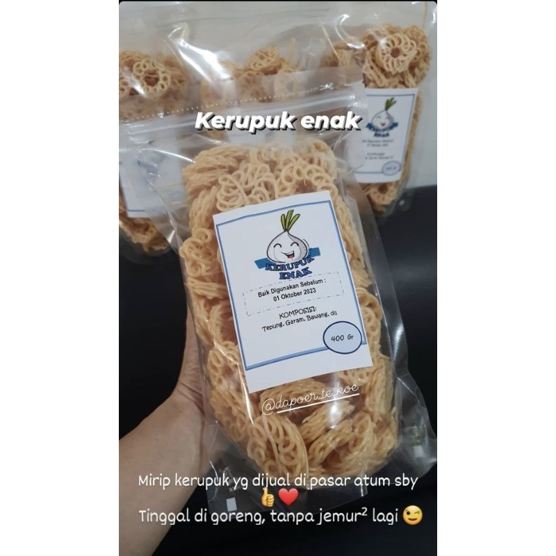 Kerupuk Bawang Mentah