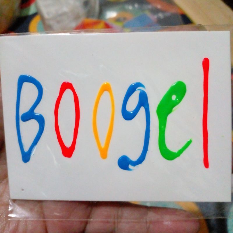 

British Sticker Timbul : Boogel