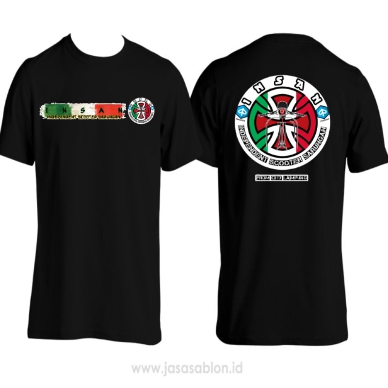 kaos vespa independent scooter sarunggan hhuuggcxxyyg