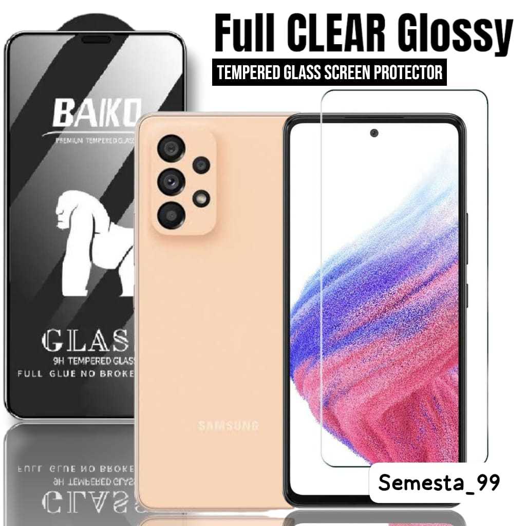 BAIK KO Temper Glass Anti Gores Samsung A73 A72 A53 A52s A52 A33 A32 5G 4G A23 A22 A13 A12 A03 A03s 