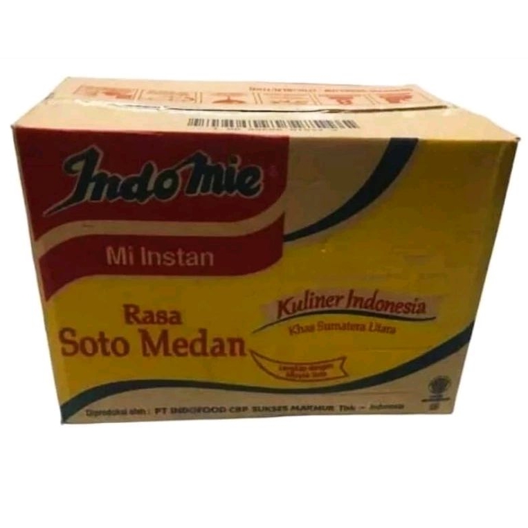 

Indomie Mi Instan Rasa Soto Medan 1 Dus isi 40 Bungkus