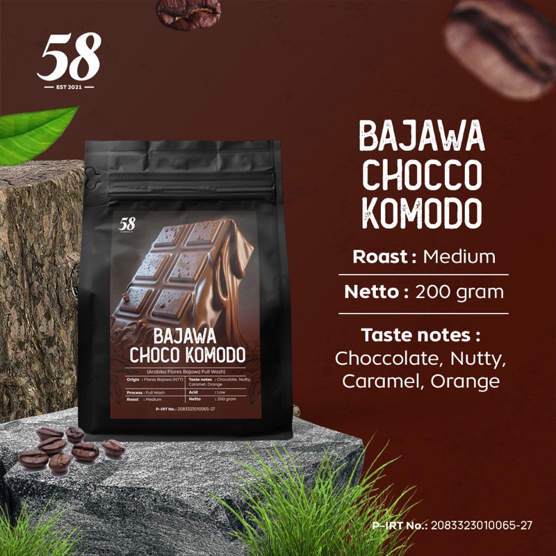 

Bajawa Choco Komodo (Arabika Flores Bajawa FW Specialty)