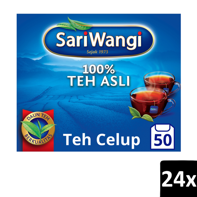 

Sariwangi Teh Hitam Asli Isi 50 Kantung Celup (Isi 24)