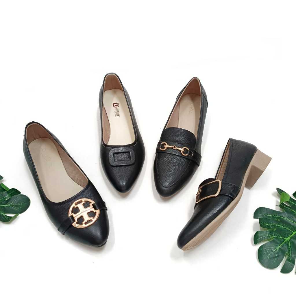 Sepatu Pantofel Wanita | Sepatu Pantofel Kulit Wanita | Sepatu Kulit Wanita Asli Garut