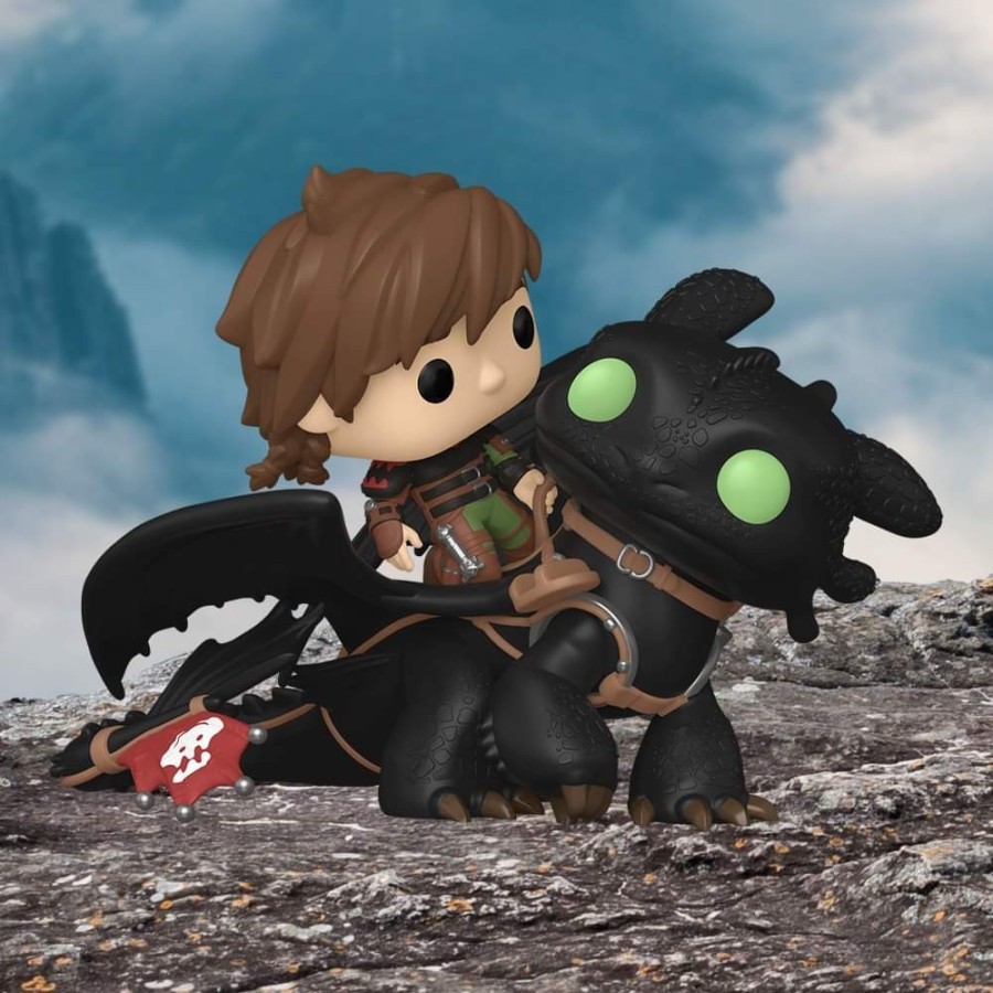 Funko Pop Rides How To Train Your Dragon Hiccup Toothless Night Fury