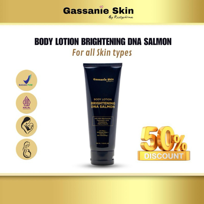 GASSANIE SKIN Body Lotion Brightening DNA Salmon