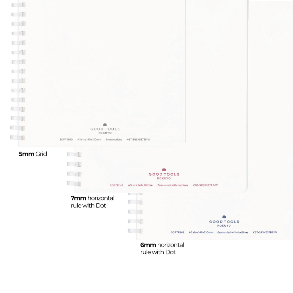 

Kokuyo Softring Notebook Goodtools A5 70 Sheets