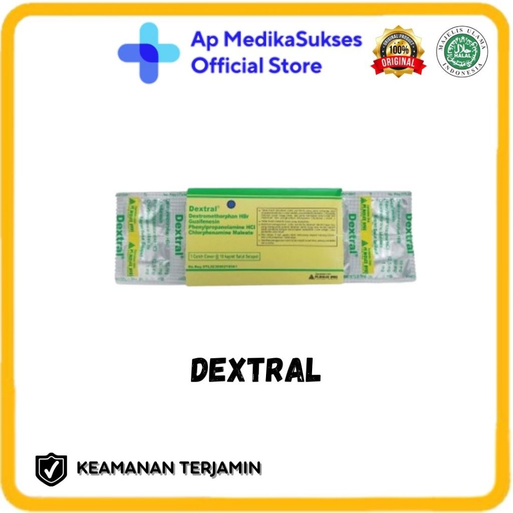 Dextral 10 Kaplet - Mengatasi Flu & Batuk