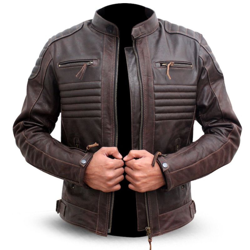 Jaket kulit Asli 100%-Jaket motor kulit asli-Jaket kulit pria