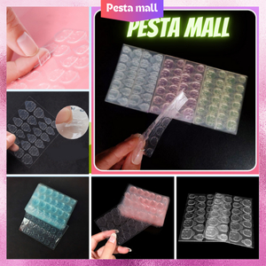 

24pcs lem jelly transparan dua sisi anti air praktis