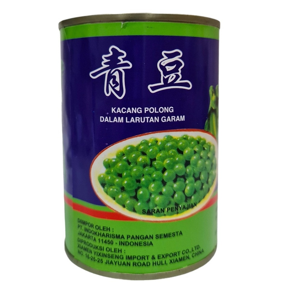 

Kacang Polong Hijau Kaleng IKPS Brand 397 Gram / Green Peas in Brine