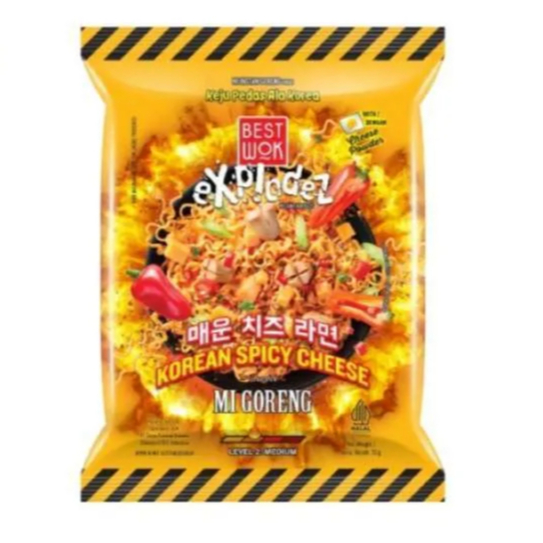 

Bestwok Mi Goreng Korean Spicy Cheese 73 Gr