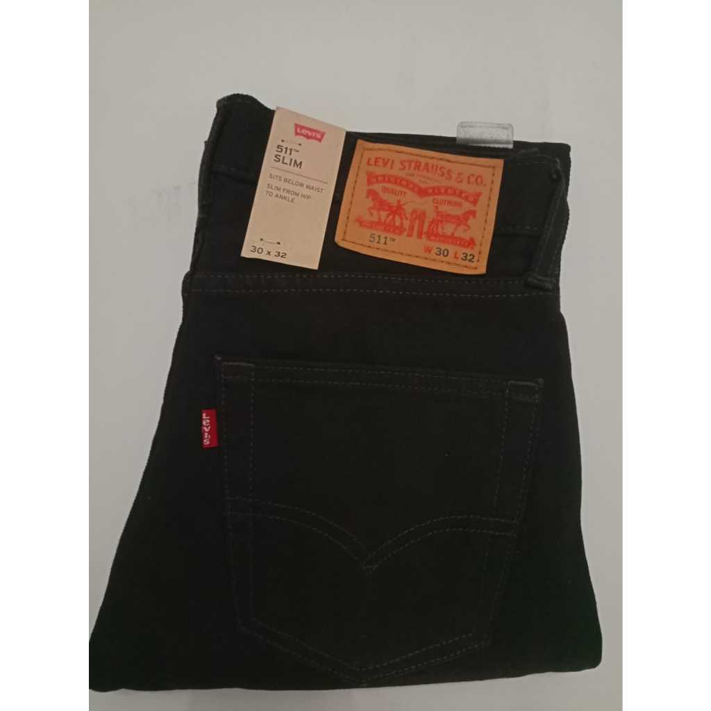 Celana Jeans Pria 511 Original Slim Fit Hitam 511-3230