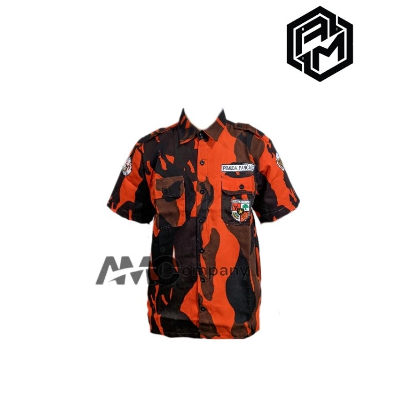 KAMEJA ORMAS PEMUDA PANCASILA KAMEJA LORENG KAMEJA SAPMA LORENG PP