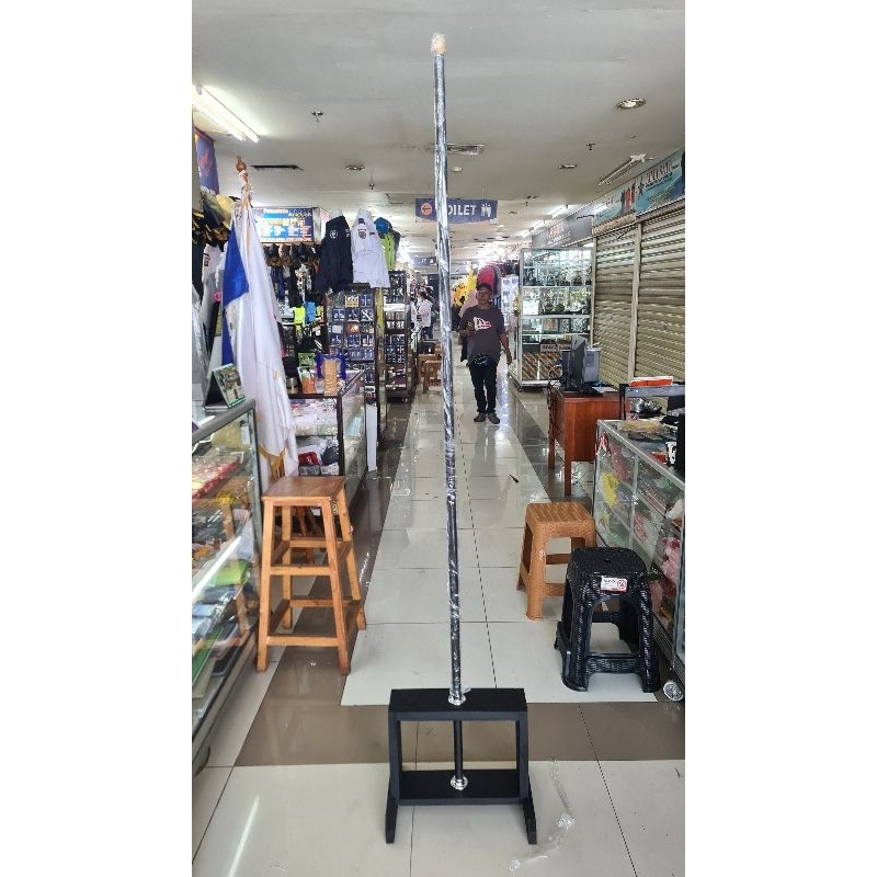 Tiang bendera pataka 1 lubang