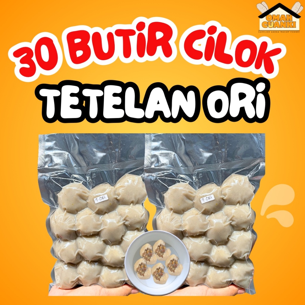 

30 Butir Cilok Tetelan Ori Jumbo By Omah Cuanki