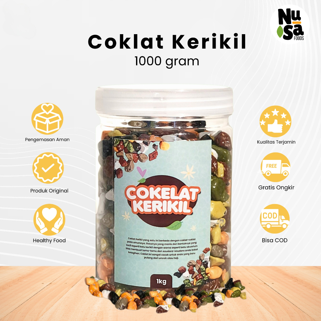 

Coklat Kerikil 1 Kg Coklat Batu Original Oleh Oleh Haji Umroh Premium