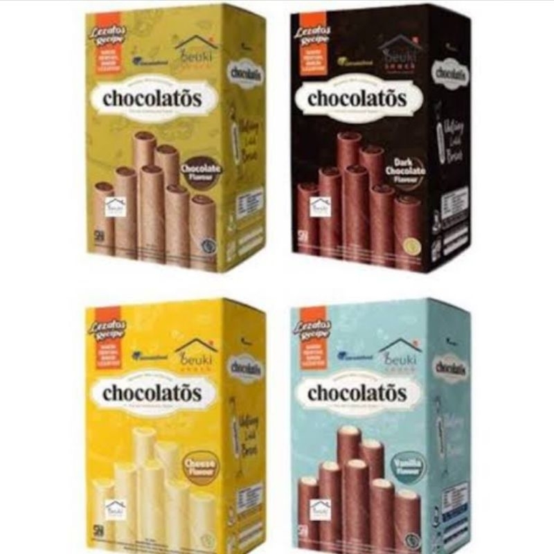 

Chocolatos 1000 an Wafer Roll Box 24pcs