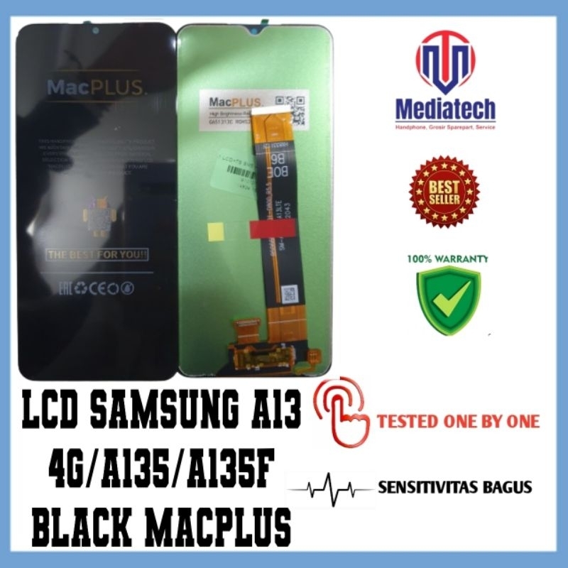 LCD SAMSUNG A13 4G/A135/A135F BLACK MACPLUS