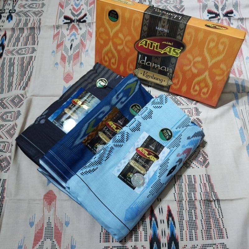 sarung atlas idaman kembang grosir 10 pcs