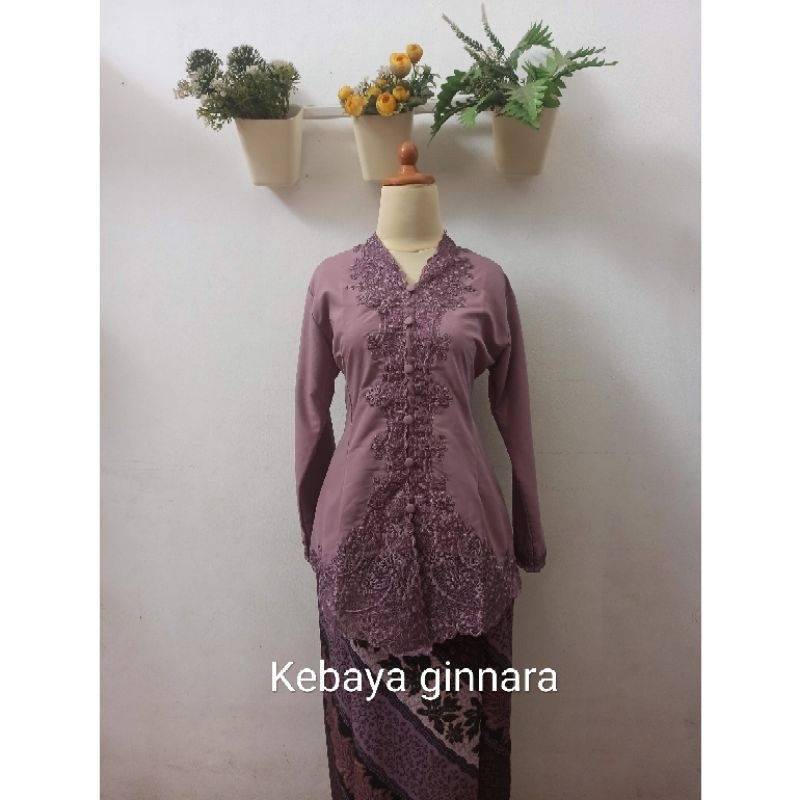 kebaya encim polos