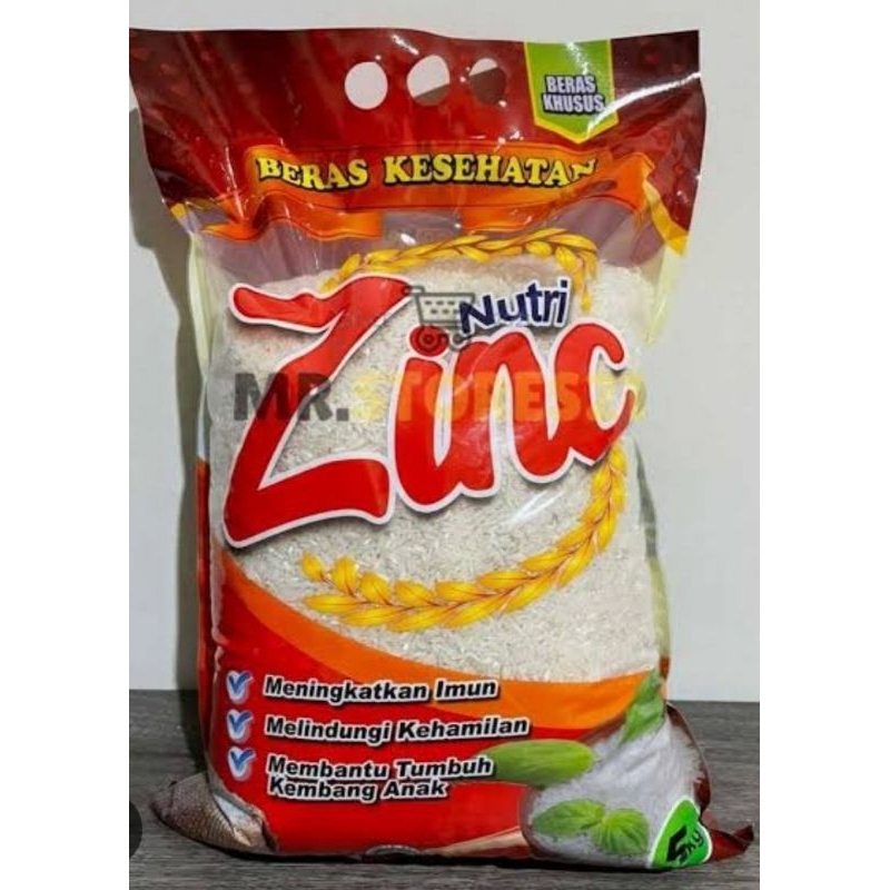 

Beras Nutri Zinc Organik lezat bergizi 5 kg