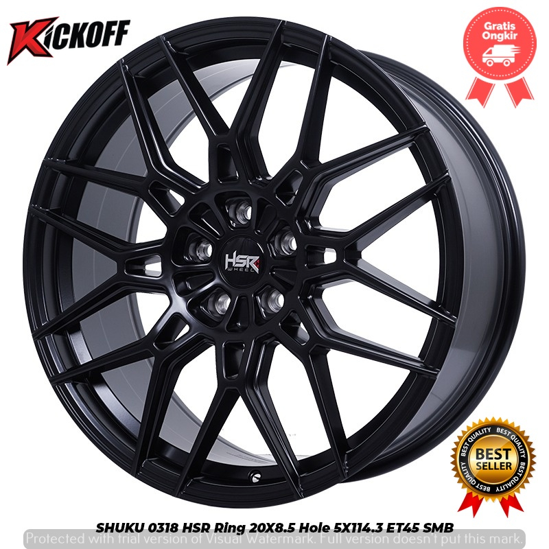 Velg Racing HSR Ring 20 Buat HRV Creta Harrier Alphard Civic Outlander Accord Camry