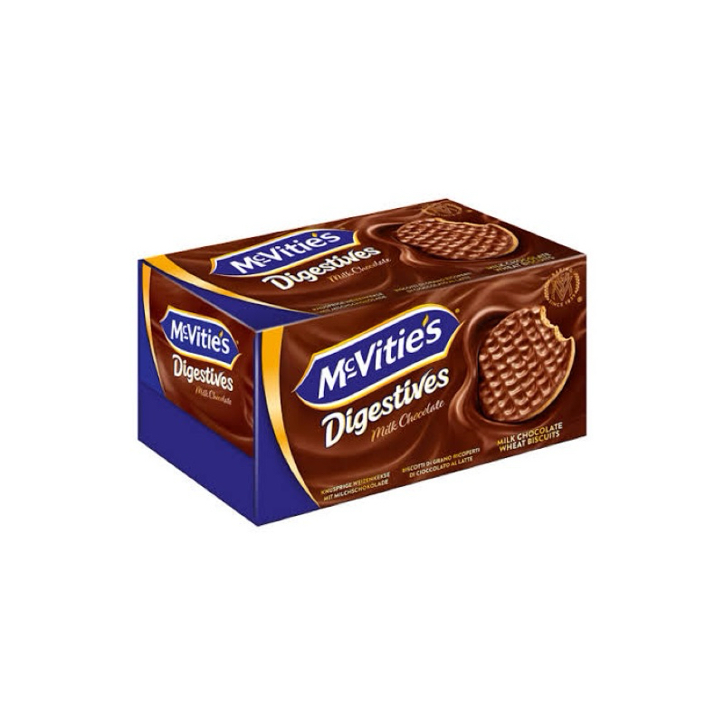 

McVities Digestive 200 gr milk chocolate dark chocolate healthy import snacks