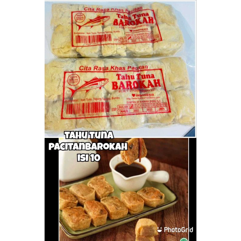 

Tahu tuna pacitan barokah punel enak isi 10 biji