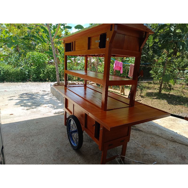 gerobak angkringan dan roda