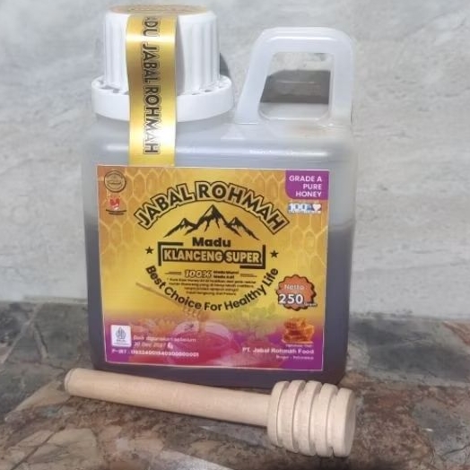 

Madu Asli Murni Klanceng Super Jabal Rohmah 250gram Grade A 100% Alami Natural Pure Raw Honey