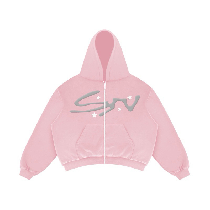 Satisfaction Hoodie Zipper Boxy 330GSM Saints Pink_