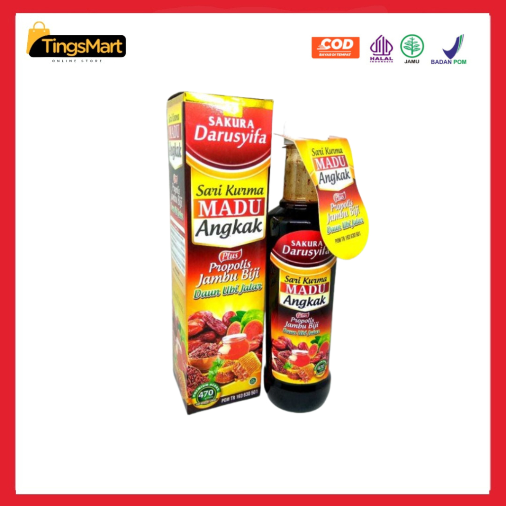 

Madu Angkak Plus Propolis Mujarob / madu / madu angkak / sari kurma angkak darusyfa