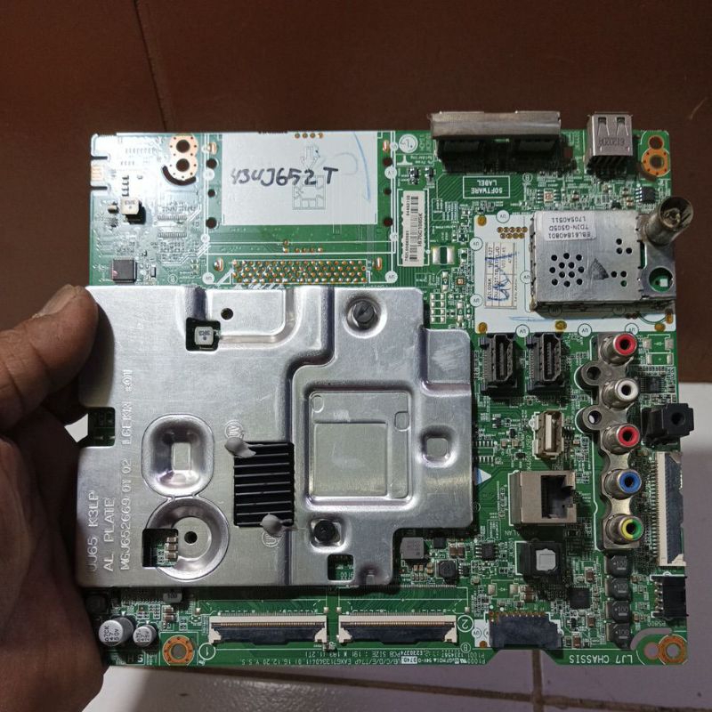 mainboard tv lg 43uj652t - mb tv lg 43uj652t soket 2 - motherboard tv lg 43uj652t - mobo tv LG 43uj6