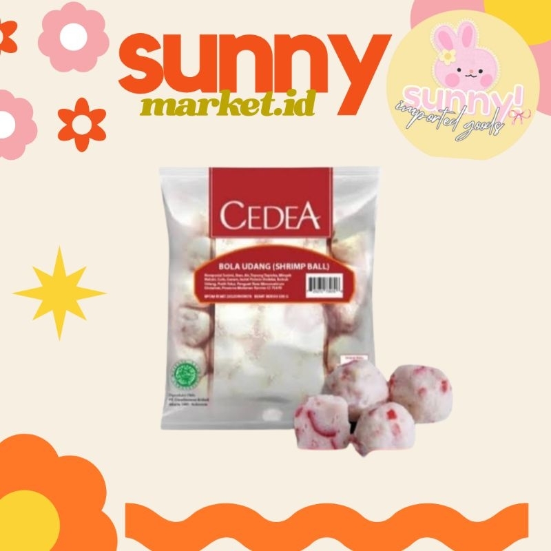 

SUNNYMARKET - CEDEA BOLA UDANG SHRIMP BALL BAKSO BASO UDANG 500 GR