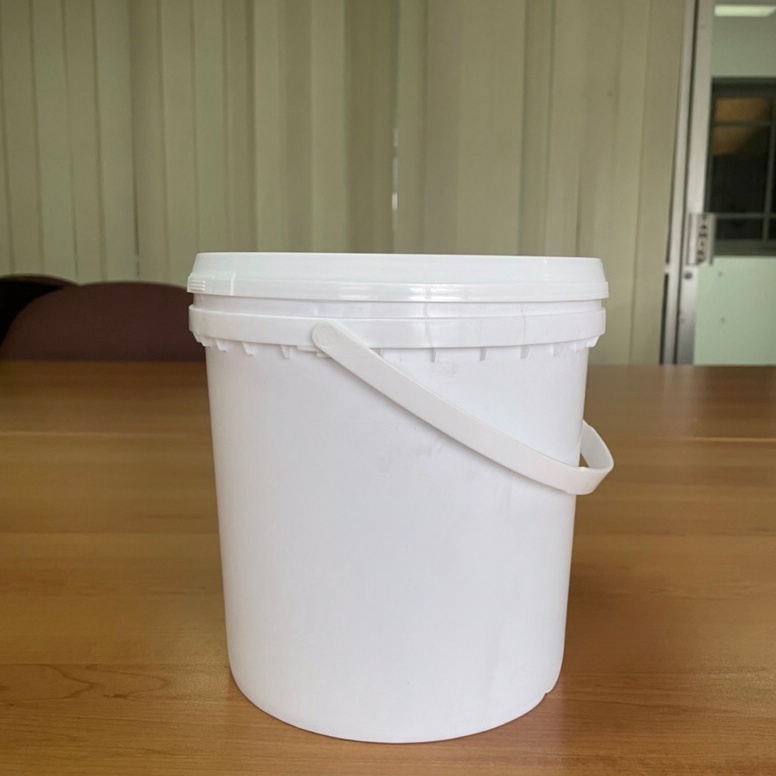 Lariza Ember plastik 4 liter Pail 4 liter 45KG cocok untuk selai cat dan penyimpanan makanan White b