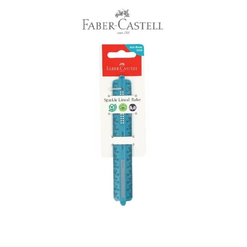 

Penggaris 15 cm ANTI PATAH Faber Castell 172015