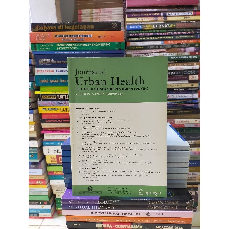Buku Original ; Journal of URBAN HEALTH Bulletin of the New York Academy of Medicine - January 2006