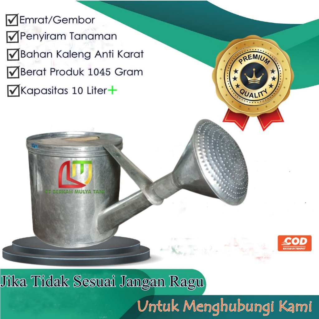 Gembor Siram Emrat Penyiram Tanaman 10 Liter Bahan Kaleng Anti Karat