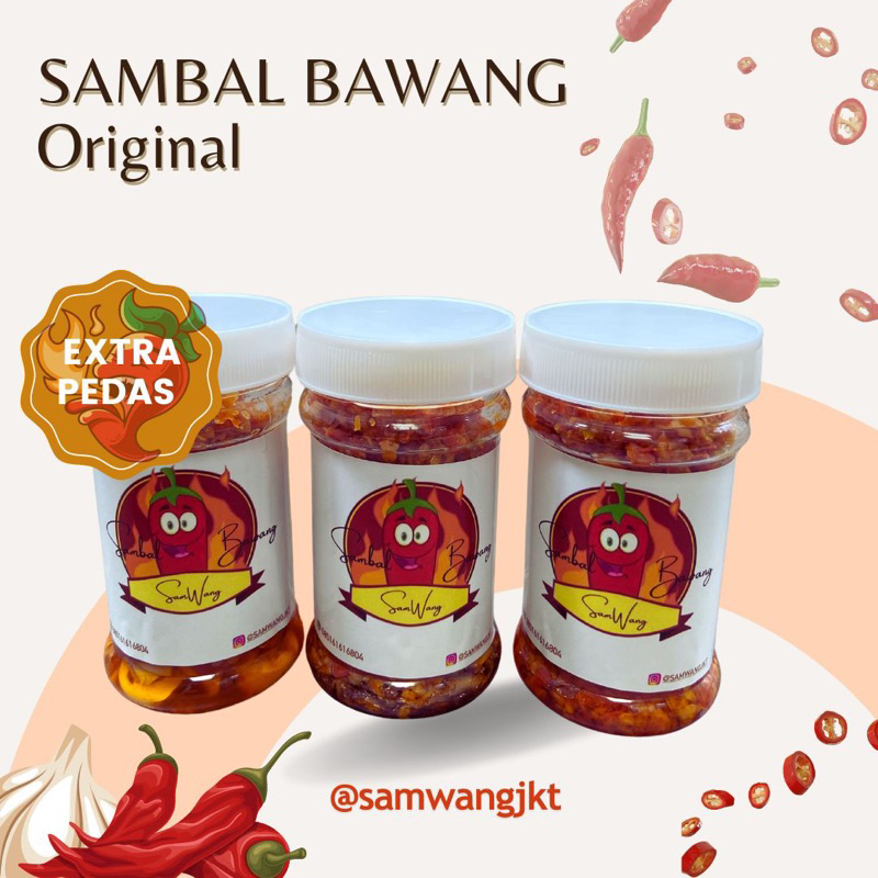 

SAMWANG JKT- Sambal Bawang Original